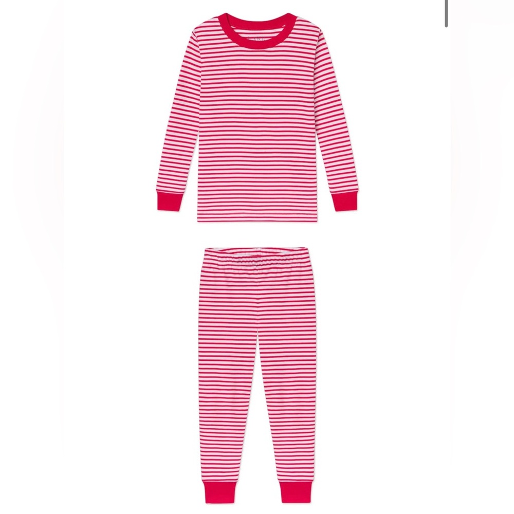 LAKE Toddler pajama set: 2T long long set in classic voyager stripe.